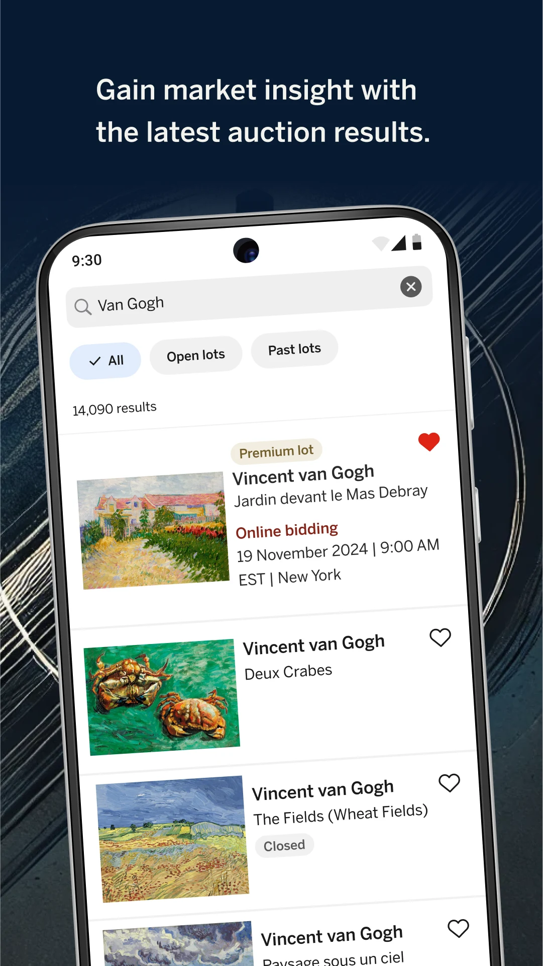 Sotheby's screenshot